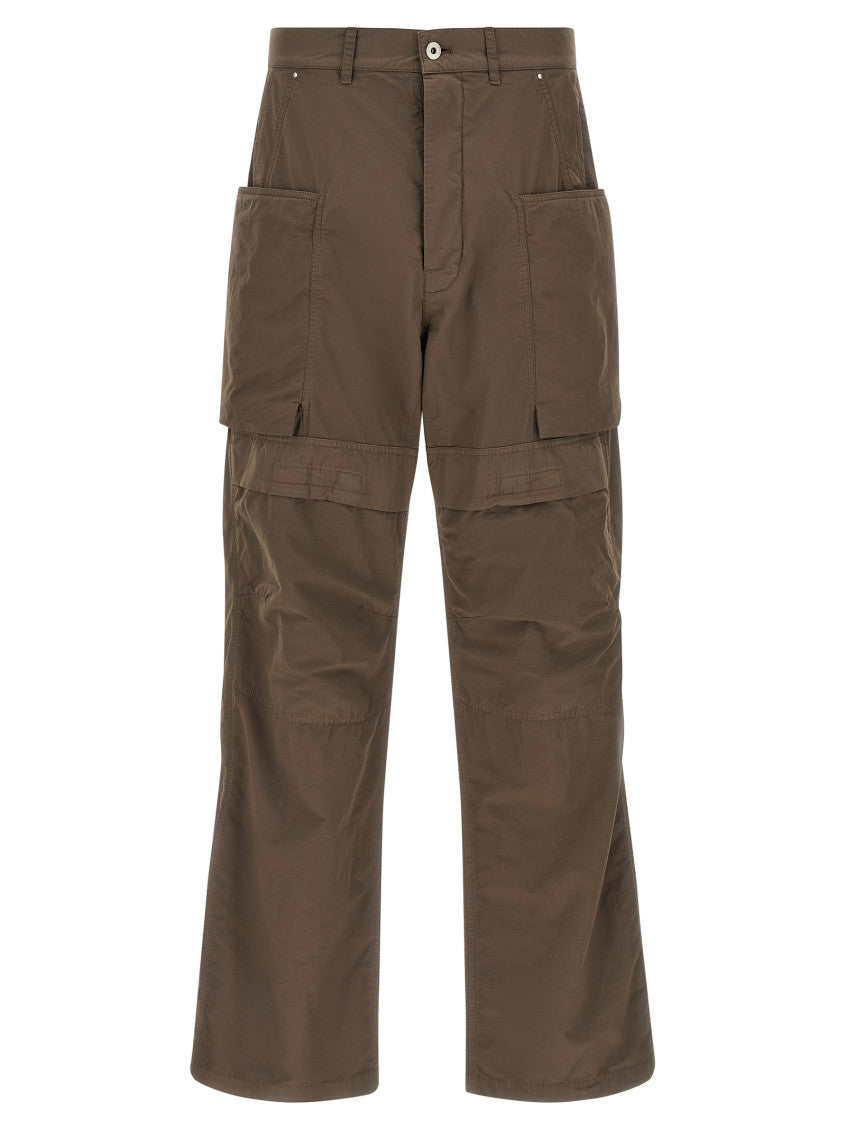 Brown Regular Cargos Pants 1