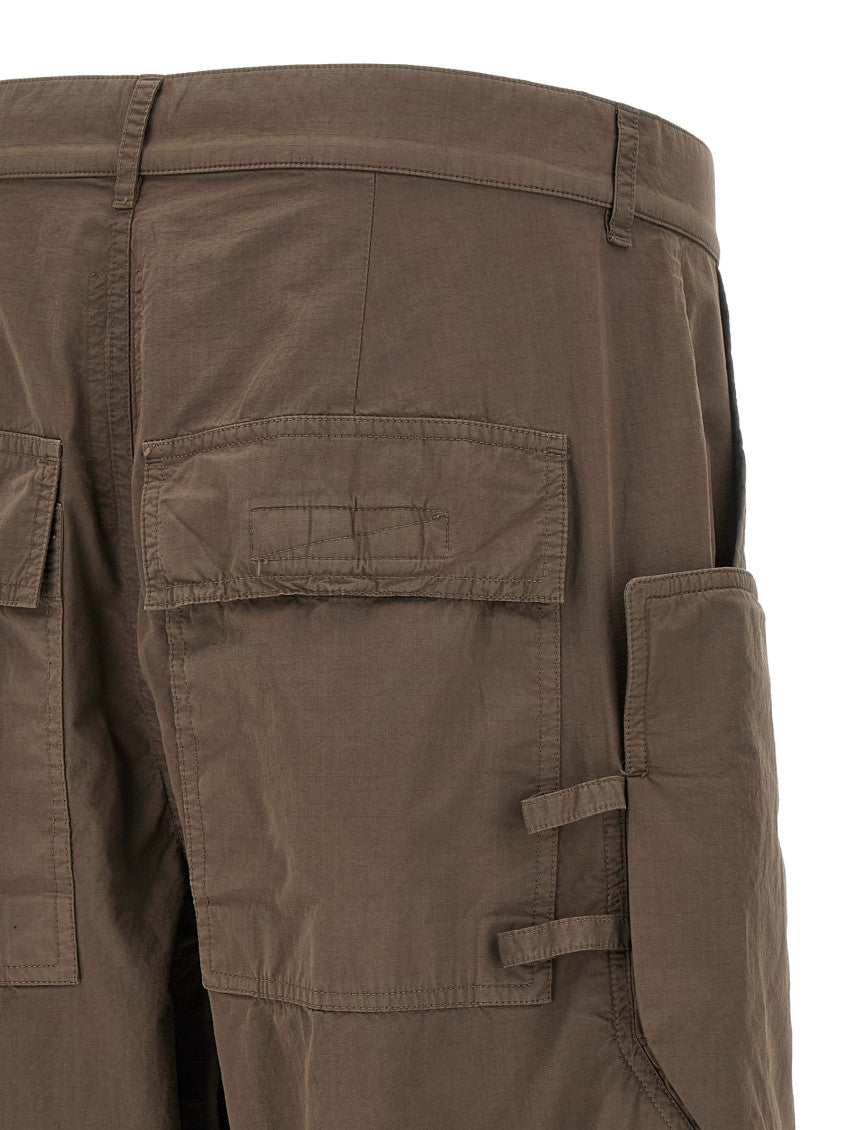Brown Regular Cargos Pants 4
