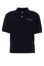 Blue Logo Shirt Collar Polo 1