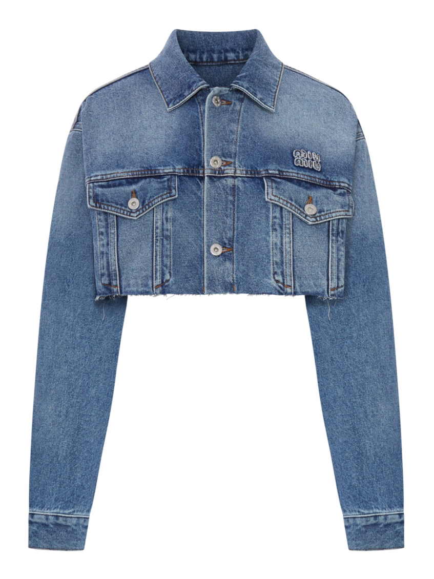 Navy Blue Shirt Collar Jacket 1