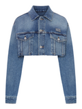 Navy Blue Shirt Collar Jacket 1
