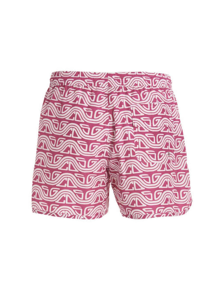 Fuchsia Logo Swim Shorts 2