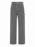 Grey Straight Mid Rise Jeans 1
