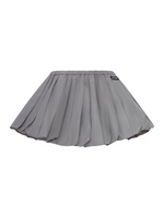 Grey Pleated Mini Skirt 1
