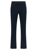 Blue Slim Flat Front Pants 1
