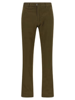 Olive Green Cotton Trousers 1