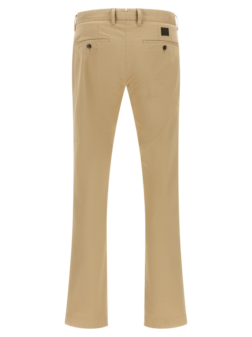 Beige Slim Chino Pants 2