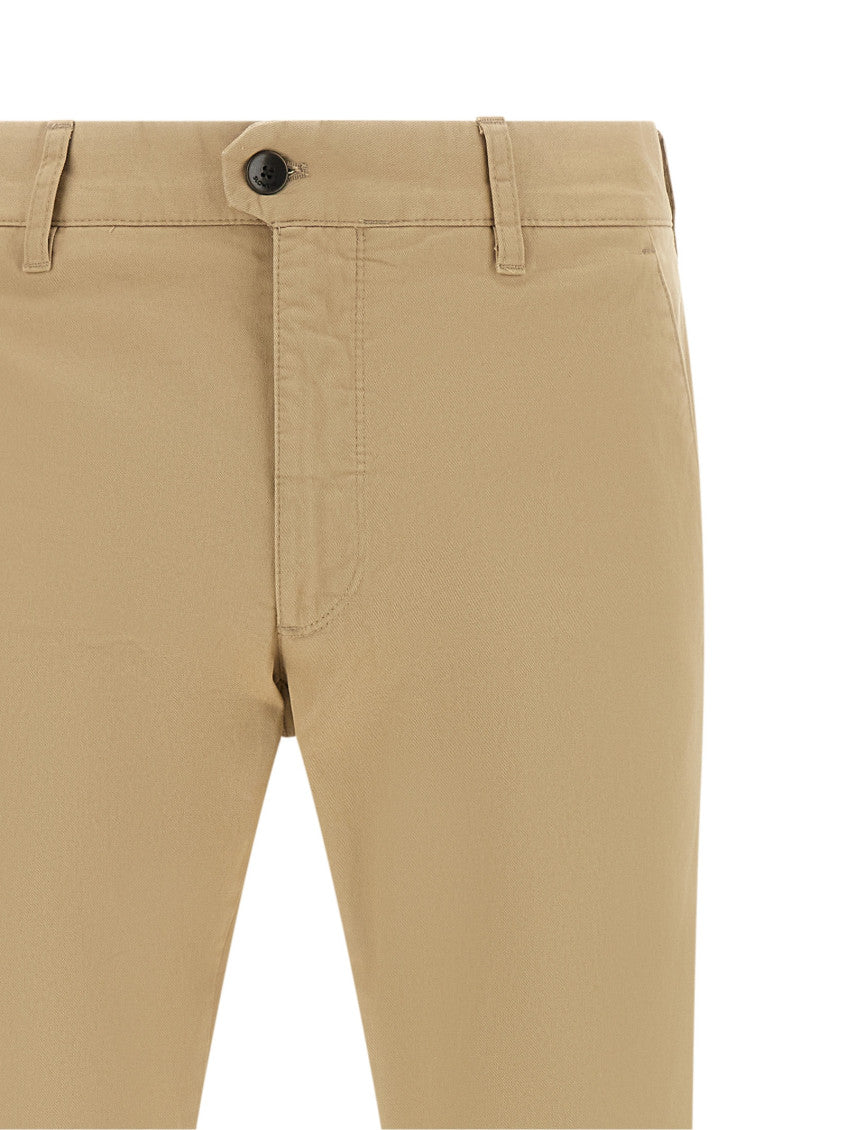 Beige Slim Chino Pants 3