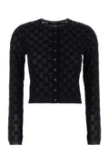 Black Logo Round Neck Sweater 1