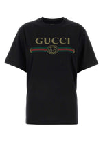 Black Logo Crew Neck T-Shirt 1