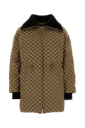 Brown Logo Shirt Collar Jacket 1