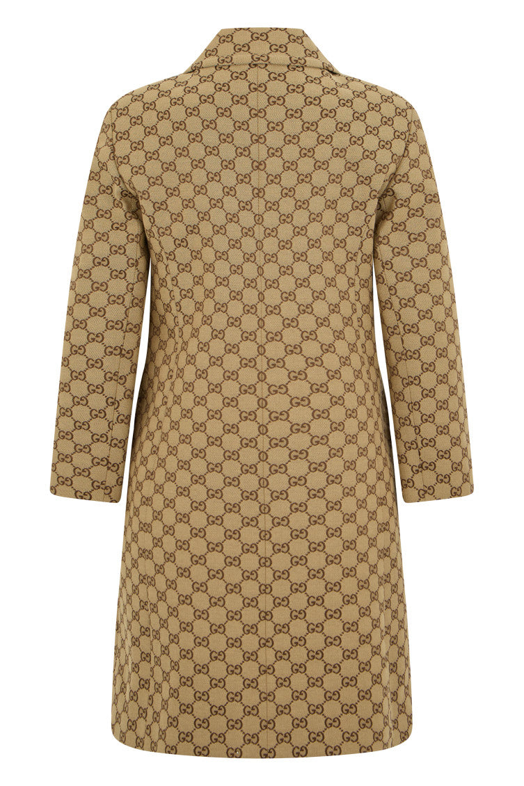Beige Logo Trench Coat 2
