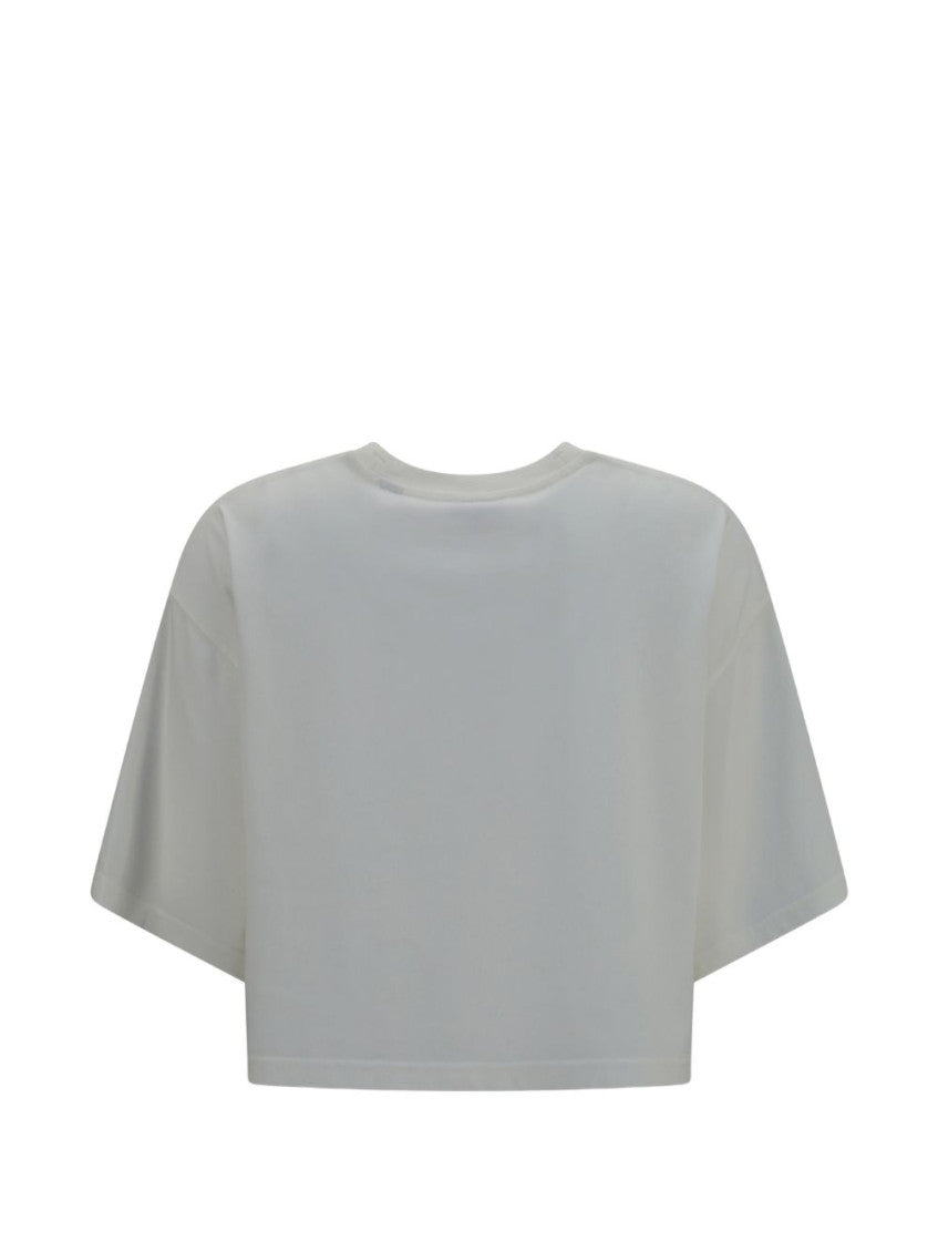 White Logo Crew Neck T-Shirt 2