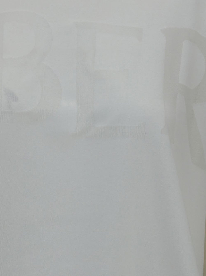 White Logo Crew Neck T-Shirt 3