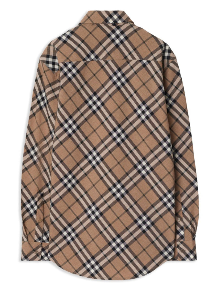 Brown Regular Checks Shirt 2