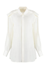 White Regular Solid Shirt 1