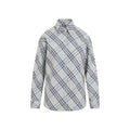 Grey Oversized Checks Shirt 1