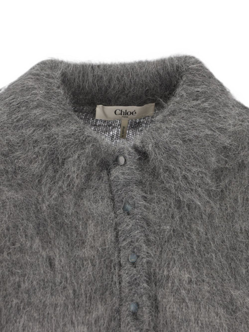 Grey Shirt Collar Sweater 2