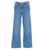 Sky Blue Flared Low Rise Jeans 1