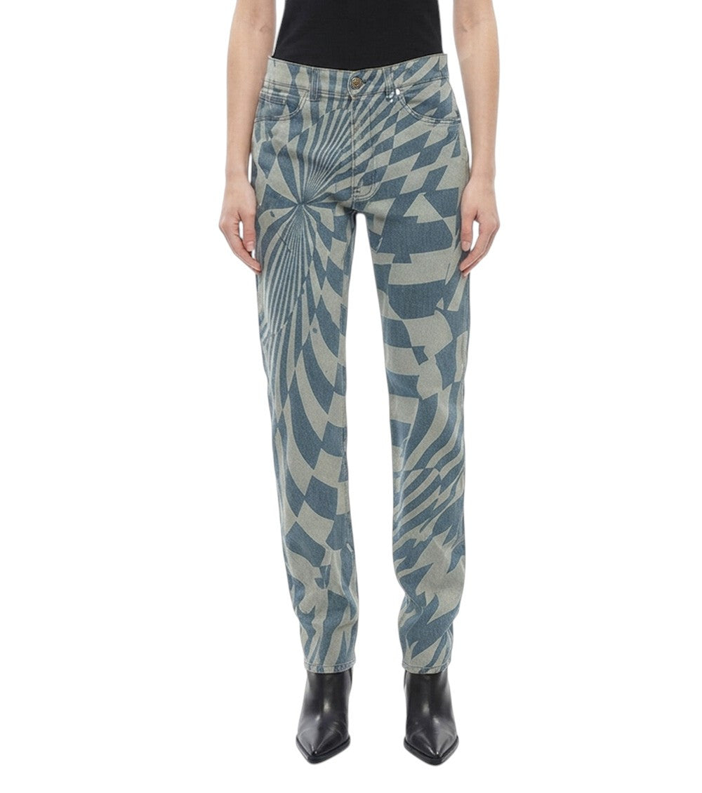 Blue Skinny High Rise Jeans 1