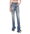 Blue Slim High Rise Jeans 1