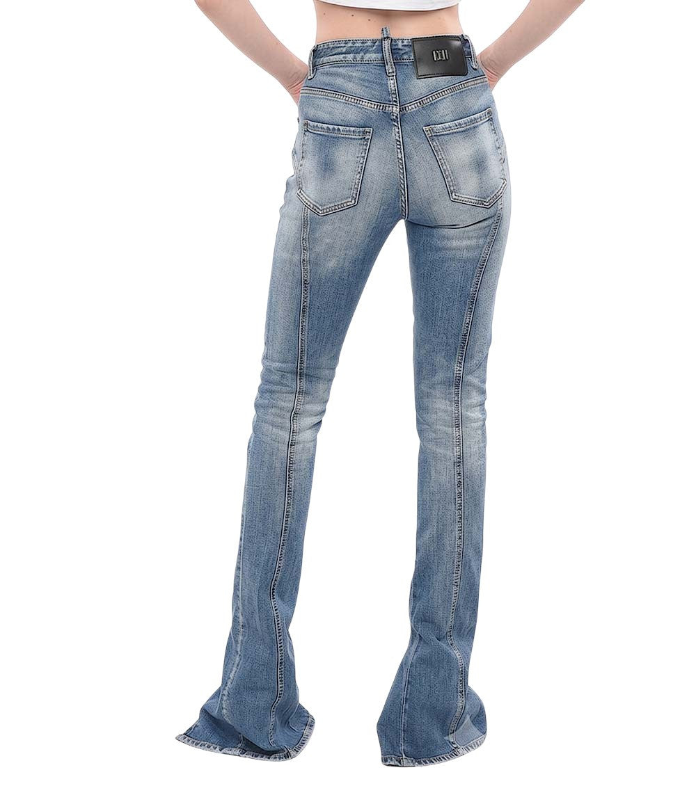 Blue Slim High Rise Jeans 2