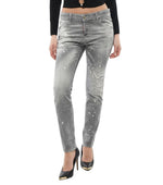 Grey Skinny Low Rise Jeans 1