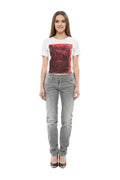 Grey Slim Mid Rise Jeans 1