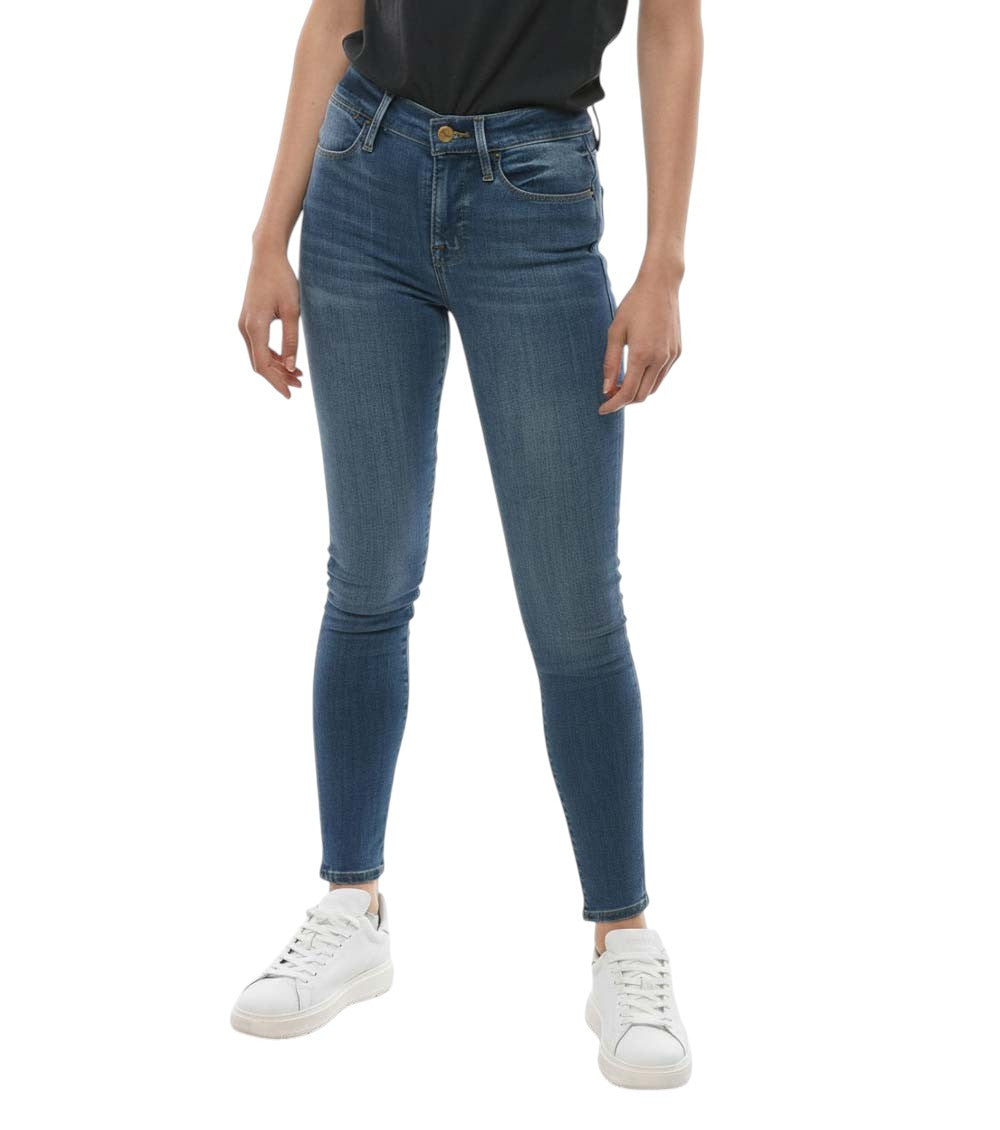 Blue Skinny High Rise Jeans 1