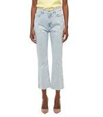 Light Blue Straight High Rise Jeans 1