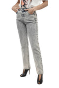 Grey Straight High Rise Jeans 1