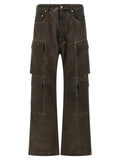 Dark Grey Cargo Jeans 1