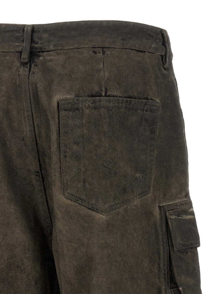 Dark Grey Cargo Jeans 4