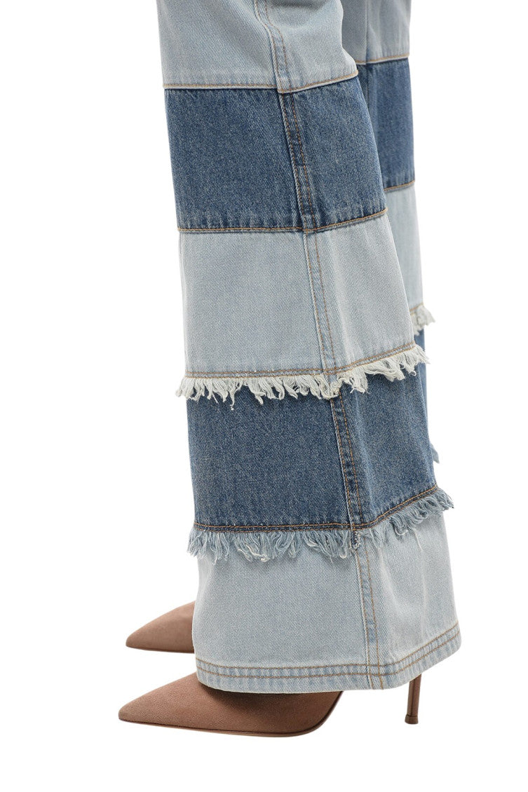 Grey Bootcut Mid Rise Jeans 3