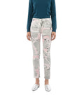 Pink Slim Mid Rise Jeans 1