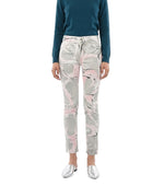 Pink Slim Mid Rise Jeans 1