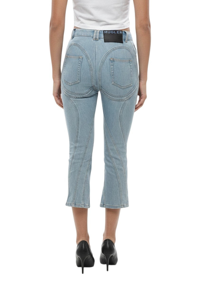 Sky Blue Skinny High Rise Jeans 2