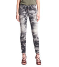 Grey Skinny Mid Rise Jeans 1