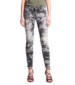Grey Skinny Mid Rise Jeans 1