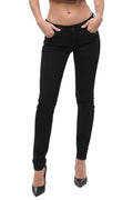 Black Skinny Mid Rise Jeans 1