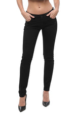 Black Skinny Mid Rise Jeans 1