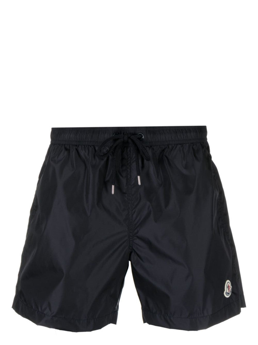 Navy Blue Logo Swim Shorts 1