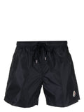 Navy Blue Logo Swim Shorts 1