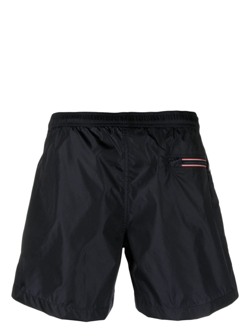 Navy Blue Logo Swim Shorts 2