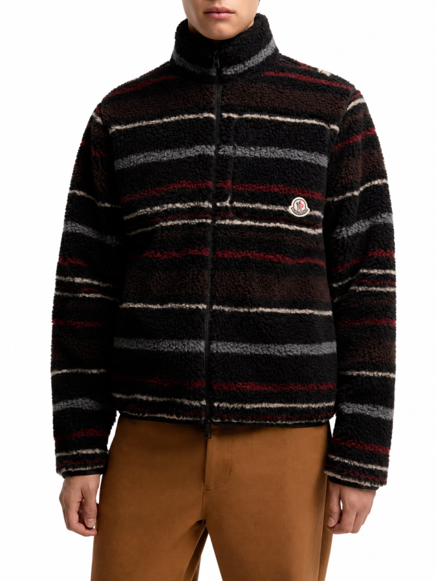 Multicolor Zip Up Cardigan 2