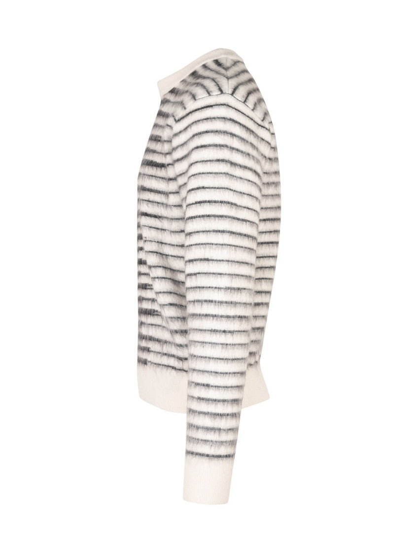 Black Stripes Regular Sweater 3