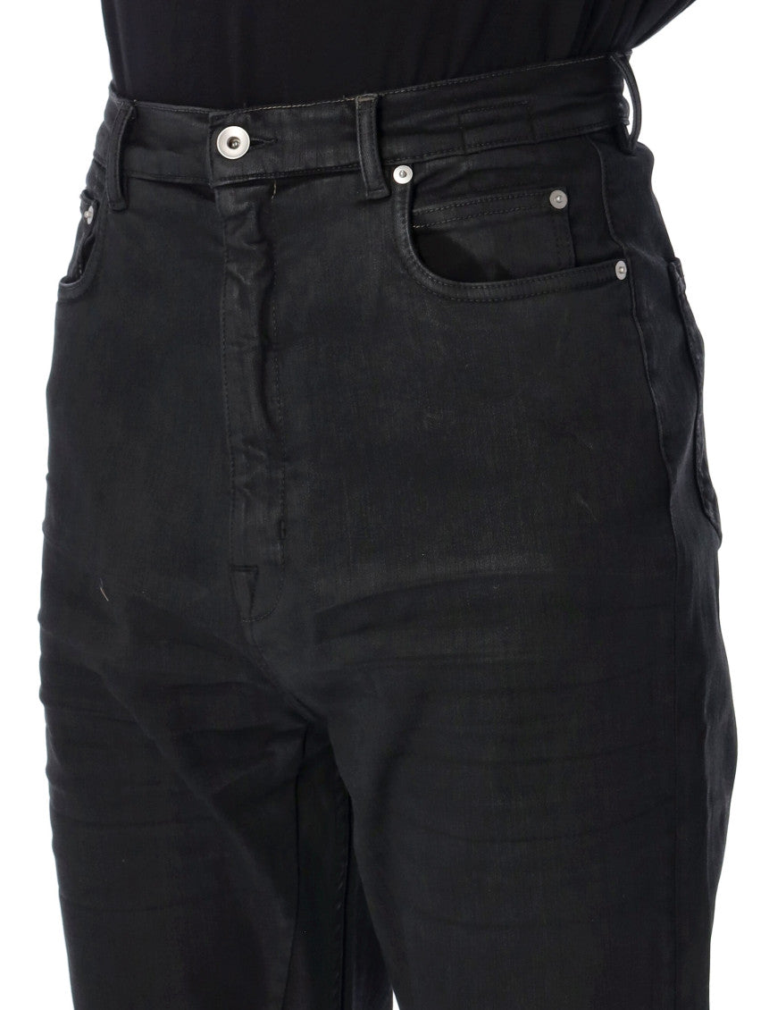 Black Bootcut Solid Jeans 3