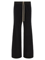Black Drawstring Trousers 1