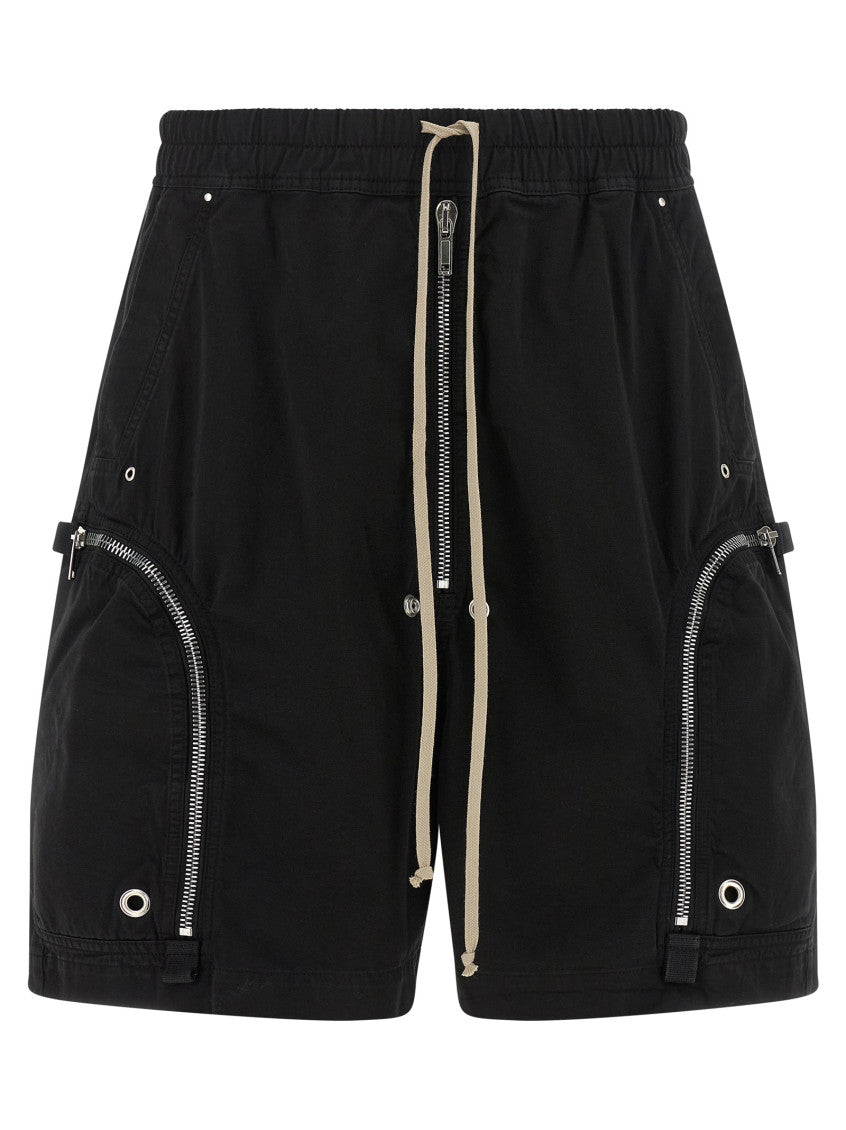 Black Solid Shorts 1