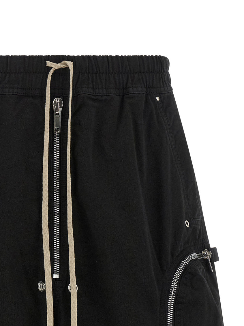 Black Solid Shorts 3